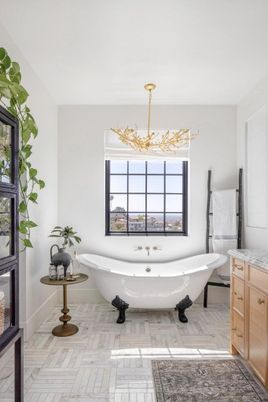 Bathroom, Free Standing Baths, Interior, Marble