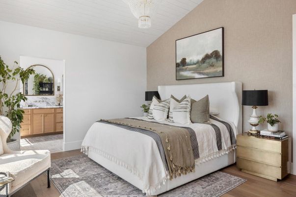 Bedroom, Interior, Wood Texture Flooring