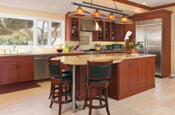 Interior, Kitchen, Recessed Lighting, Stainless Steel Appliances