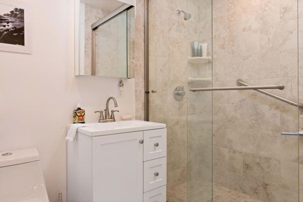 Bathroom, Glass Shower, Interior