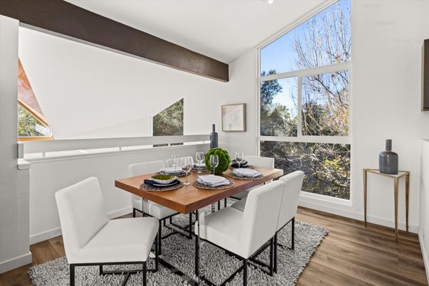 Dining room, Interior, Wood Texture Flooring