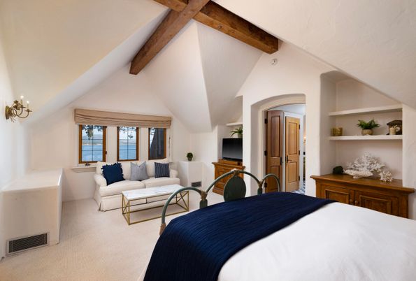 Bedroom, Interior, Wooden Beams