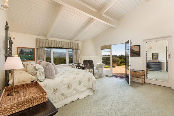 Bedroom, Fireplace, Interior
