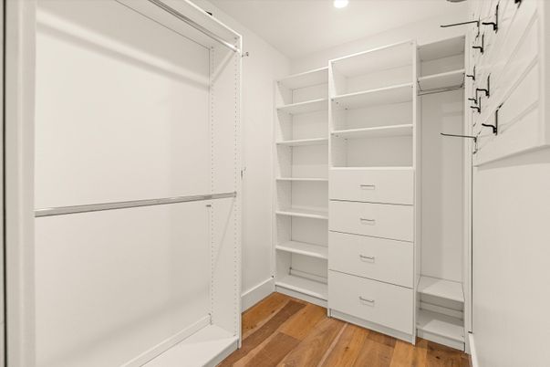 Interior, Recessed Lighting, Walk-in Closets, Wood Texture Flooring