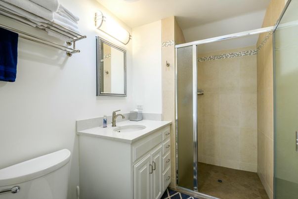 Bathroom, Glass Shower, Interior