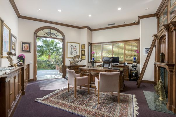 Home Office, Interior, Recessed Lighting