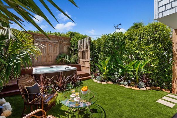 Backyard, Exterior, Hot Tub