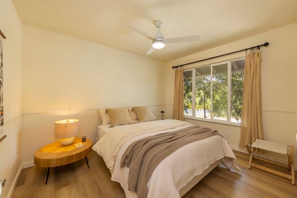 Bedroom, Interior, Wood Texture Flooring