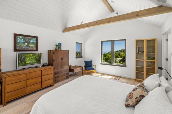Bedroom, Interior, Wooden Beams, Wood Texture Flooring
