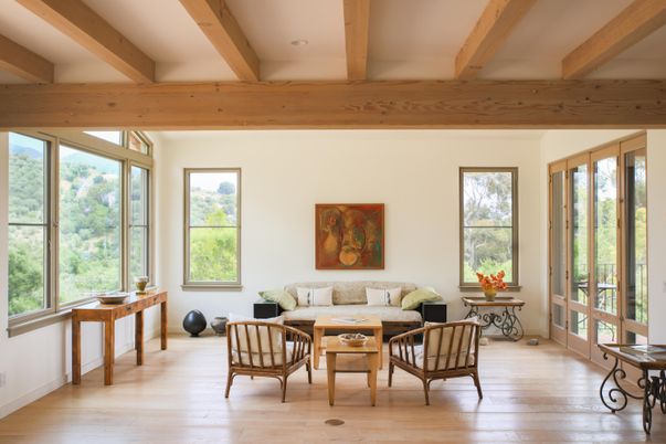 Interior, Wooden Beams, Wood Texture Flooring