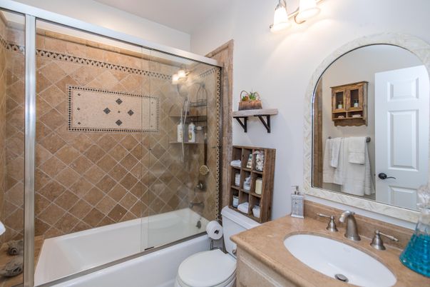 Bathroom, Glass Shower, Interior