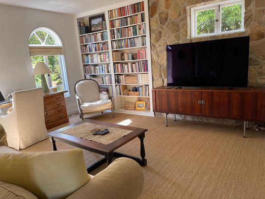 Interior, Living room, Stone Walls