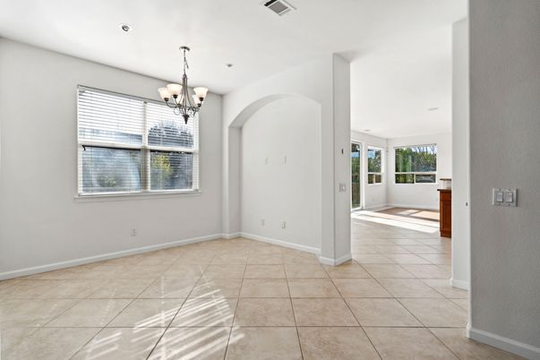 Chandelier, Empty room, Interior, Recessed Lighting