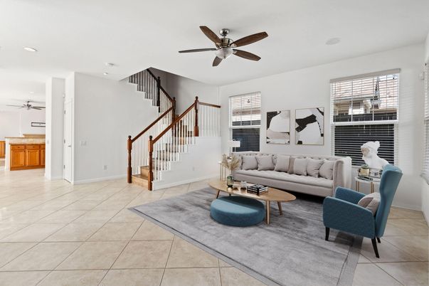 Interior, Living room, Recessed Lighting
