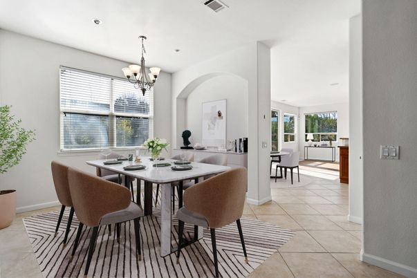 Chandelier, Dining room, Interior, Recessed Lighting