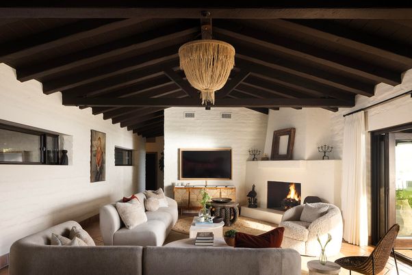 Fireplace, Interior, Living room, Wooden Beams, Wooden Ceilings, Wood Texture Flooring