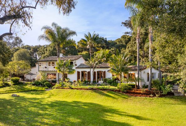 Backyard, Exterior, Facade, Spanish Mediterranean