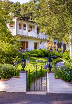 Backyard, Exterior, Facade, Spanish Mediterranean