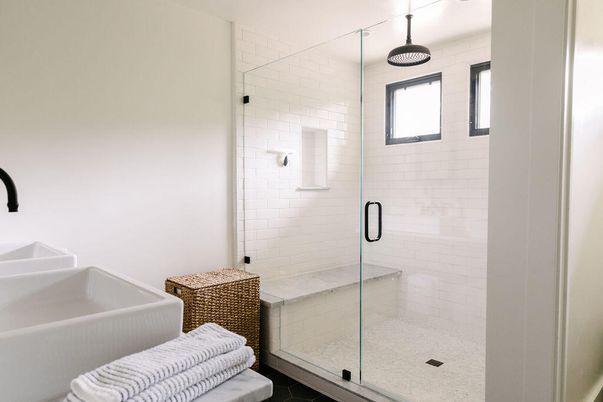 Bathroom, Glass Shower, Interior