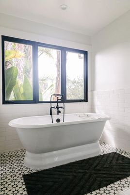 Bathroom, Free Standing Baths, Interior, Recessed Lighting