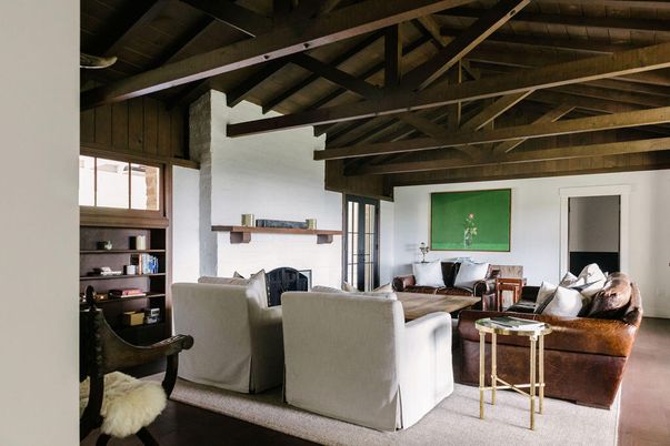 Fireplace, Interior, Living room, Wooden Beams