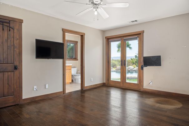 Bathroom, Empty room, Interior, Wood Texture Flooring