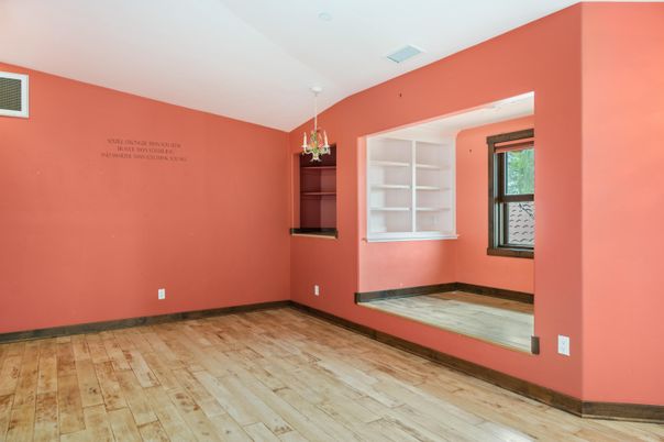 Chandelier, Empty room, Interior, Wood Texture Flooring