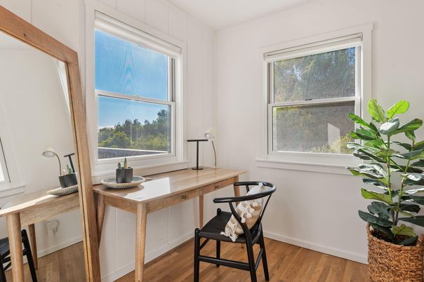 Home Office, Interior, Wood Texture Flooring
