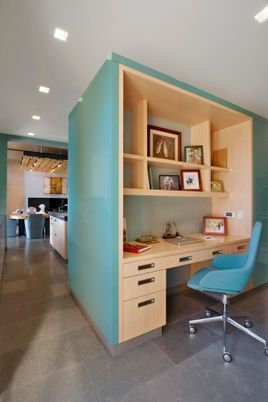 Home Office, Interior, Kitchen, Recessed Lighting