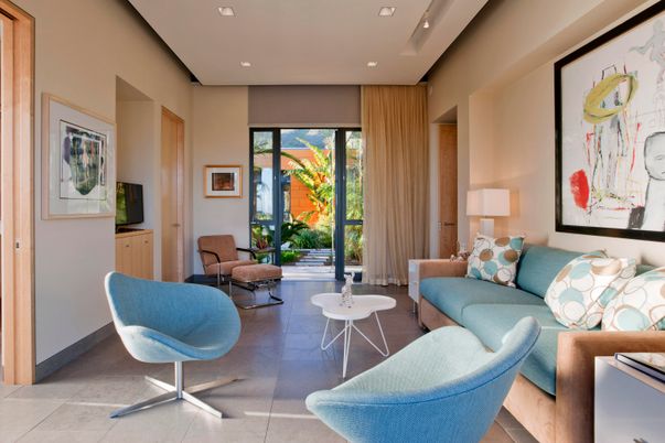 Interior, Living room, Recessed Lighting