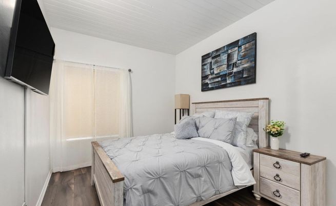 Bedroom, Interior, Wood Texture Flooring