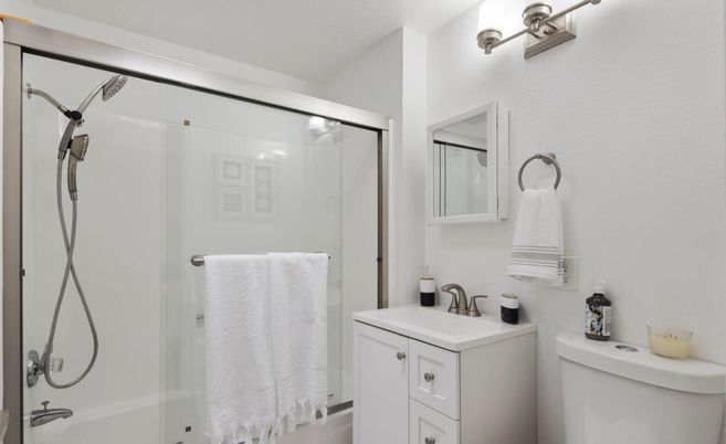 Bathroom, Glass Shower, Interior