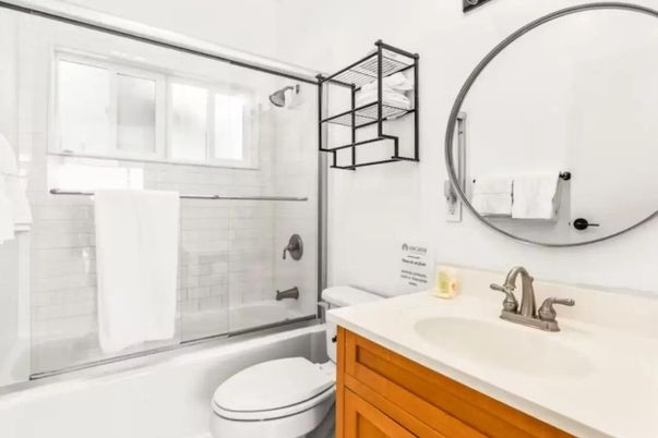 Bathroom, Glass Shower, Interior