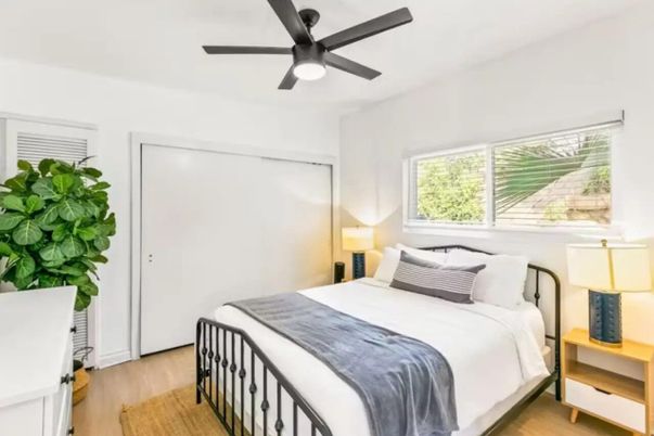Bedroom, Interior, Wood Texture Flooring