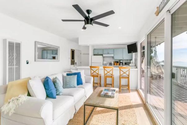 Interior, Kitchen, Living room, Recessed Lighting, Stainless Steel Appliances, Wood Texture Flooring