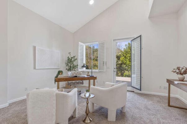 Home Office, Interior, Recessed Lighting