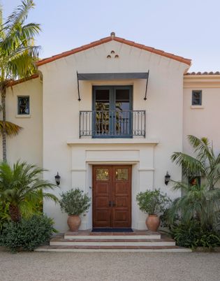 Exterior, Facade, Spanish Mediterranean