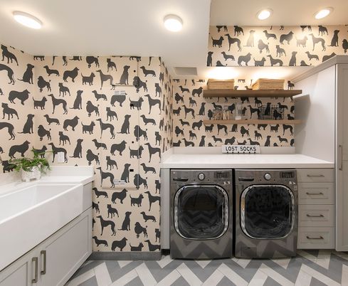 Interior, Recessed Lighting, Washer