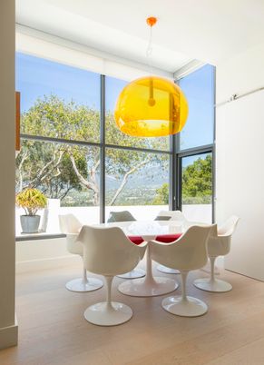Interior, Pendant Lights, Wood Texture Flooring