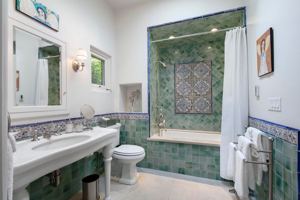 Bathroom, Glass Shower, Interior