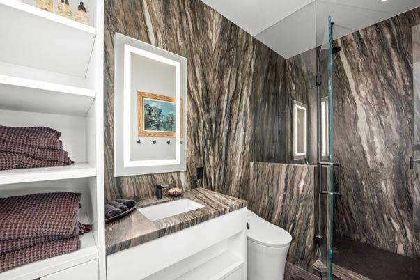 Bathroom, Glass Shower, Interior