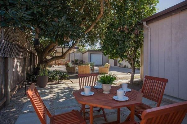 Backyard, Detached Garage, Exterior