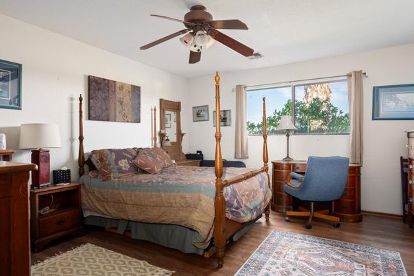 Bedroom, Home Office, Interior, Wood Texture Flooring