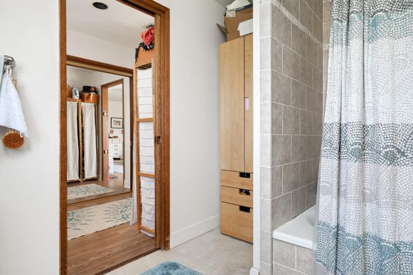 Bathroom, Interior, Wood Texture Flooring