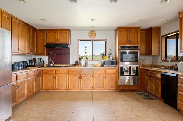 Interior, Kitchen, Recessed Lighting, Stainless Steel Appliances