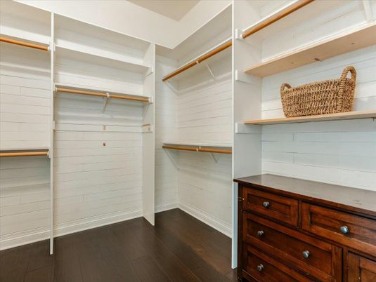 Interior, Walk-in Closets, Wood Texture Flooring