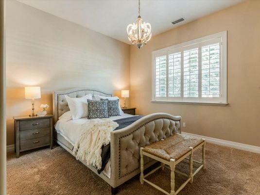 Bedroom, Interior, Pendant Lights