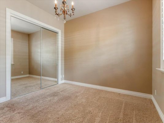 Chandelier, Empty room, Interior