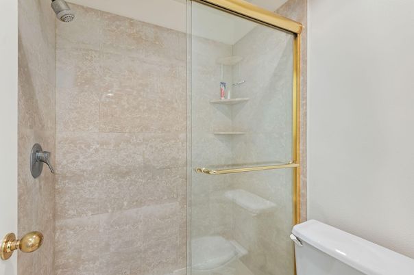 Bathroom, Glass Shower, Interior