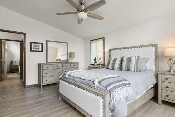 Bedroom, Interior, Wood Texture Flooring